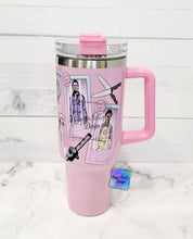 Load image into Gallery viewer, RTS Pink Horror Cards Tumbler
