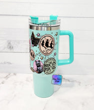 Load image into Gallery viewer, RTS HP Sisters Teal Handled Tumbler

