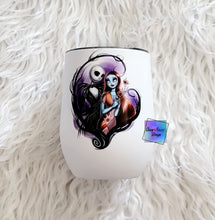 Load image into Gallery viewer, RTS Skeleton Couple Wine Tumbler
