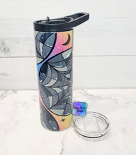 Load image into Gallery viewer, RTS Sublimation Stained Glass Web Tumbler
