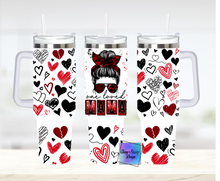 Load image into Gallery viewer, MTO One Loved Mama Hearts Tumbler
