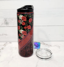 Load image into Gallery viewer, RTS Skull Lace Glitter Tumbler
