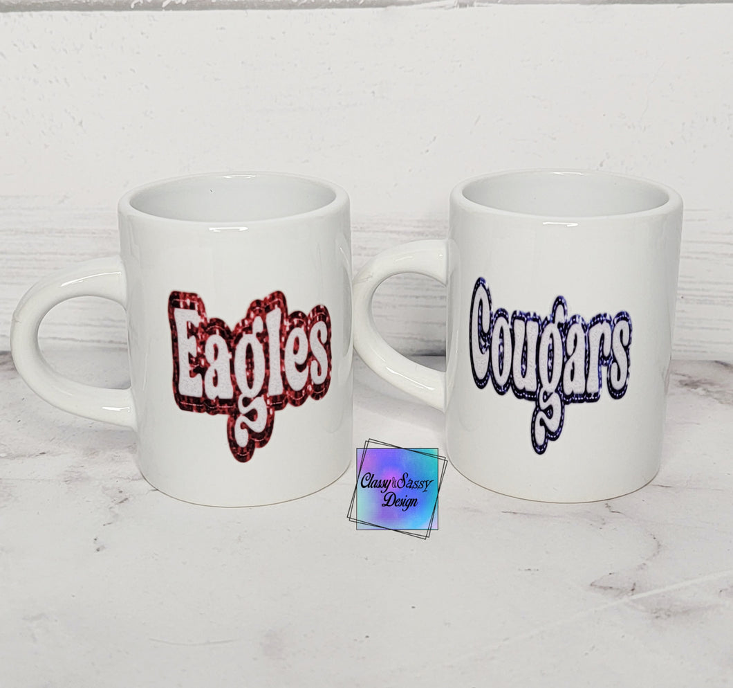 RTS 2oz Mini Mascot Ceramic Mug