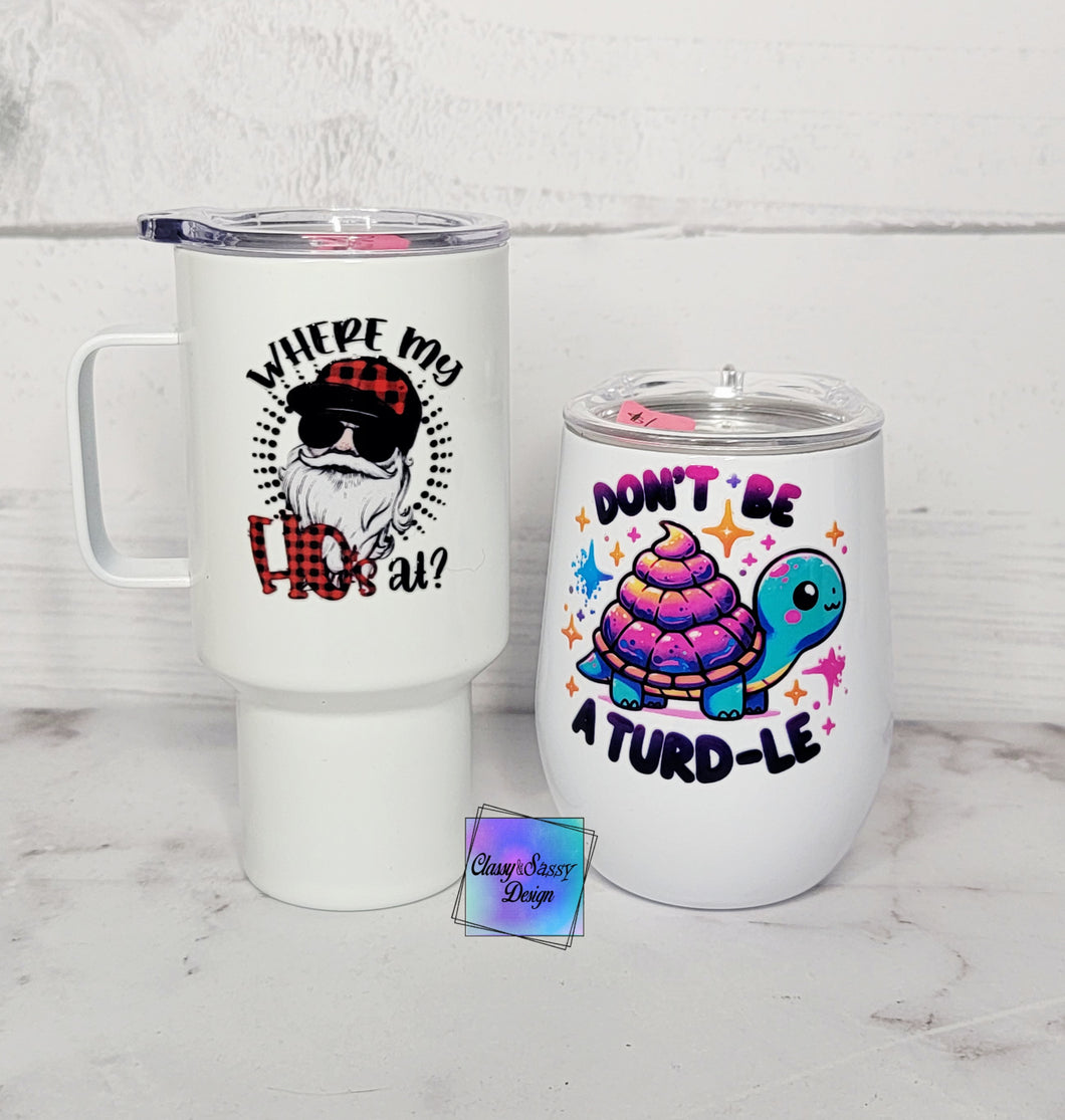 RTS 3oz Mini Punny Tumblers
