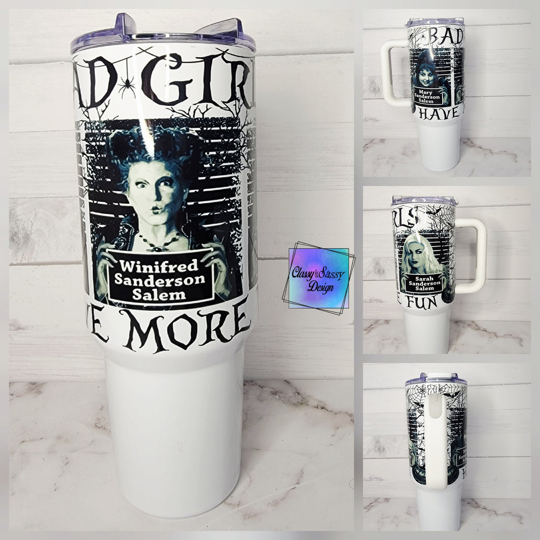 RTS 40oz Handled Witches Tumbler