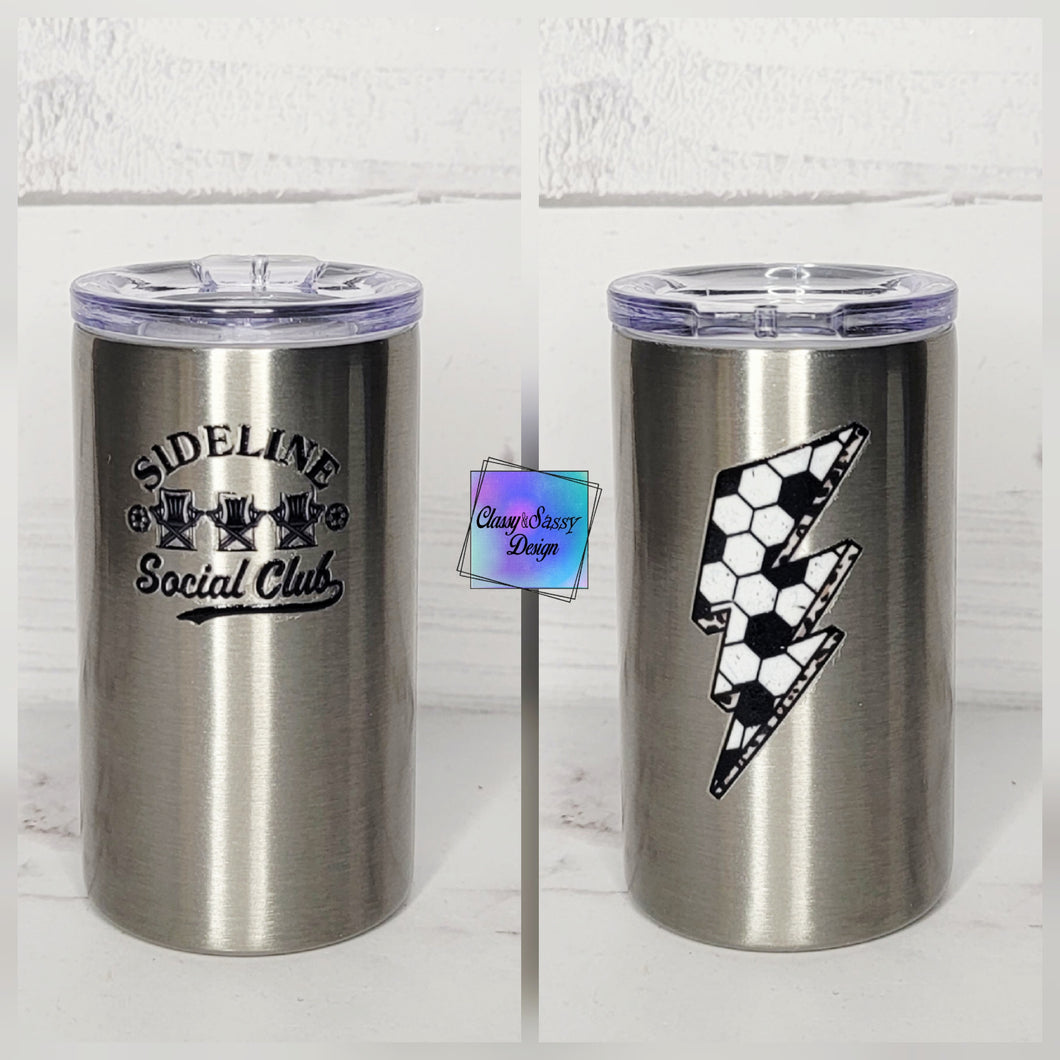 RTS 3oz Mini Sideline Social Club Soccer Tumbler