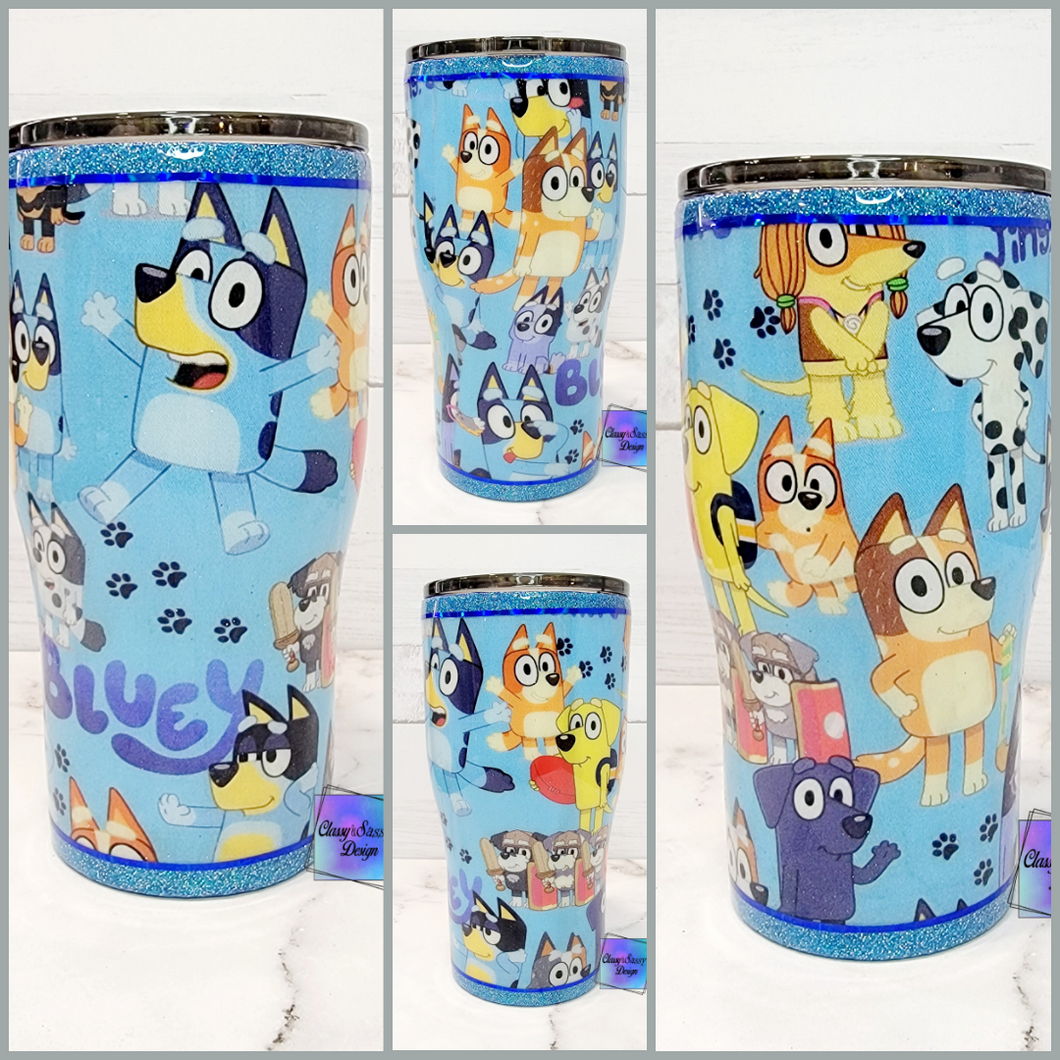 RTS Blue Dog Sisters and Friends Tumbler