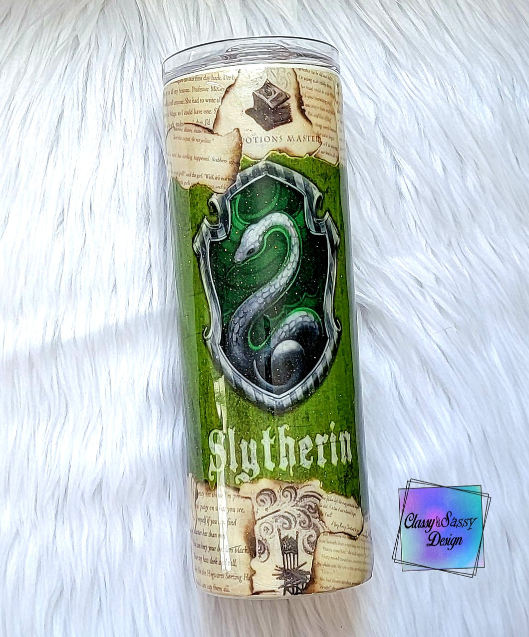 MTO Sublimation Green Wizard House Tumbler