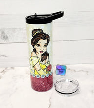 Load image into Gallery viewer, MTO Sublimation Yellow Rose Princess Tumbler
