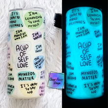 Load image into Gallery viewer, MTO Sublimation Cup of Self Love Tumbler
