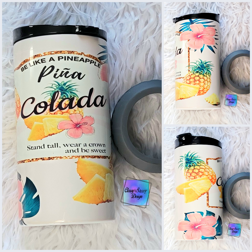 MTO Sublimation Pineapple Drink Tumbler