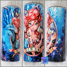 Load image into Gallery viewer, MTO Sublimation Siren Tumbler
