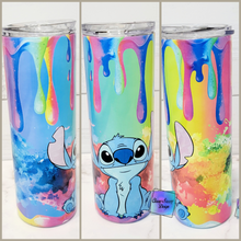 Load image into Gallery viewer, MTO Sublimation 626 Rainbow Drip Tumbler
