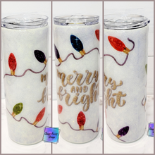 Load image into Gallery viewer, MTO Sublimation Merry &amp; Bright Tumbler
